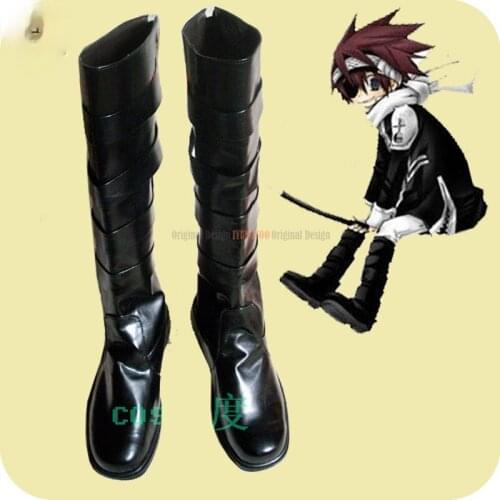 D.Gray-man Lavi Anime Characters Shoe Cosplay Shoes Boots Party Costume Prop