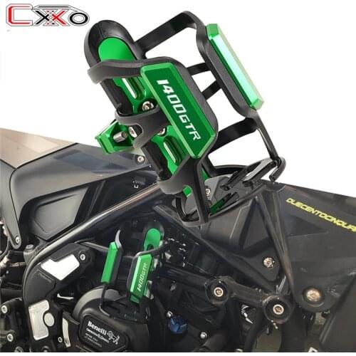 Bottle Cage Kawasaki GTR1400 1400 GTR 2007-2022 2021 GTR 1400 Motorcycle acessories Aluminum Water Bottle Holder