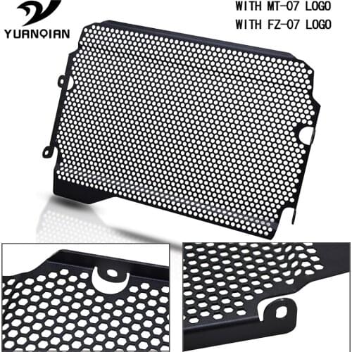 For YAMAHA FZ 07 MT 07 FZ-07 MT-07 2018 2019 Motorcycle Accessories CNC Radiator Side Protective Grill Guard Cover Grille Parts
