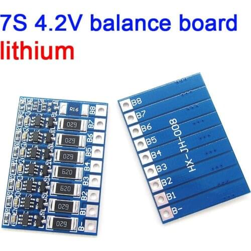 DYKB 7S 4.2v li-ion batteries balancer board lithium balncing full charge battery balance board 7*3.7V cells