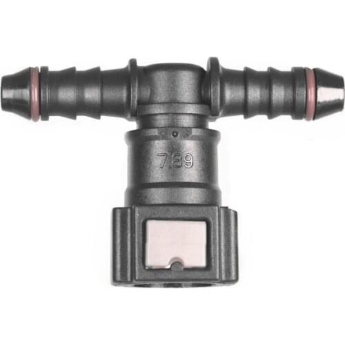 Hot sale 7.89mm-5/16 " T shape 3 way pipe tube connector for automotive diesel fuel hose Fuel pump