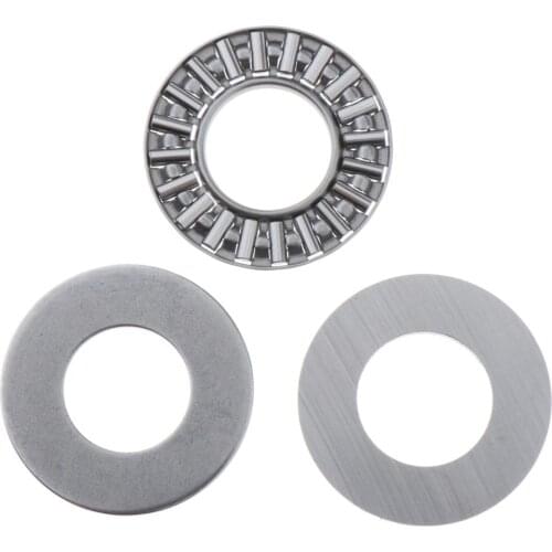 3 Pcs 5mm Boat Motor Thrust Washer Set Bearing Flat For 8/9.9/15HP 4 Stroke 2 Cylinder Yamaha Outboard Motor 93341-214U1-00