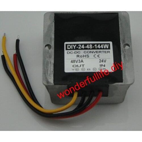 DC Converter Module 24V(20-35V) Step up to 48V 3A 144W power adaptor Regulator