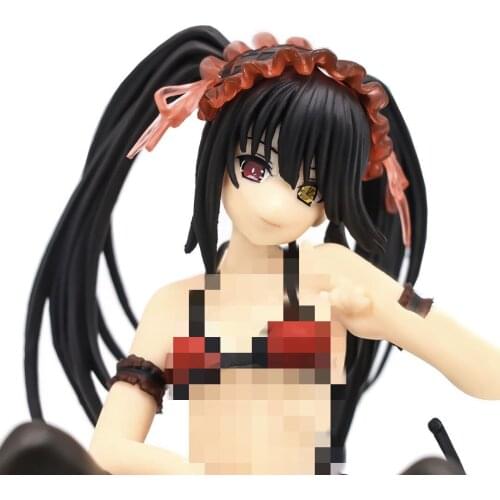 NEW 22cm Date A Live Anime Figure Sexy Girl Kurumi Tokisaki PVC Action Figure Toy Adult Japanese Collection Model Toy