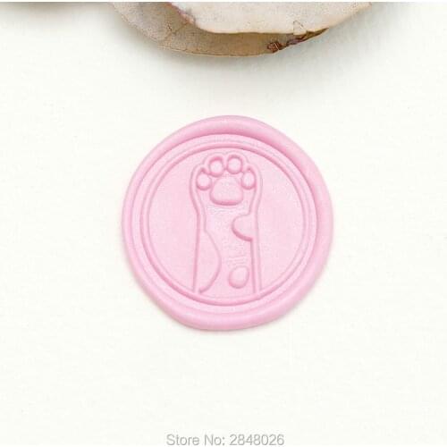 Cat paw Wax Seal Stamp,wedding gift,personalised wood wax stamp,party seal,party decor,cute footprint seal