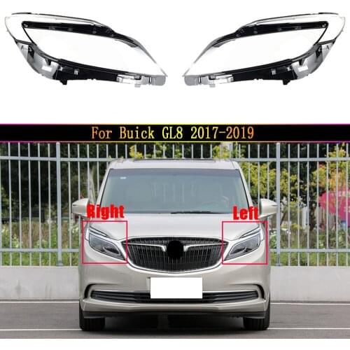 Front Headlamps Glass Headlights Shell Cover Transparent Lampshades Lamp Shell Masks Lens For Buick GL8 2017 2018 2019