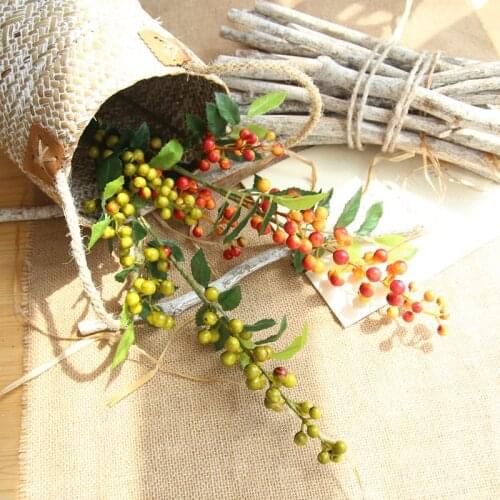 Realistic Artificial Fruit Foam Berries For Table Home Party Hotel Wedding Decoration Multi Color Home Garden Decoration