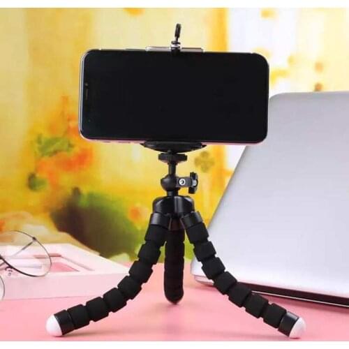 Tripod for Phone Flexible Sponge Octopus Mini Tripod for IPhone Mini Camera Tripod Phone Holder Clip Stand Expanding Stand Mount