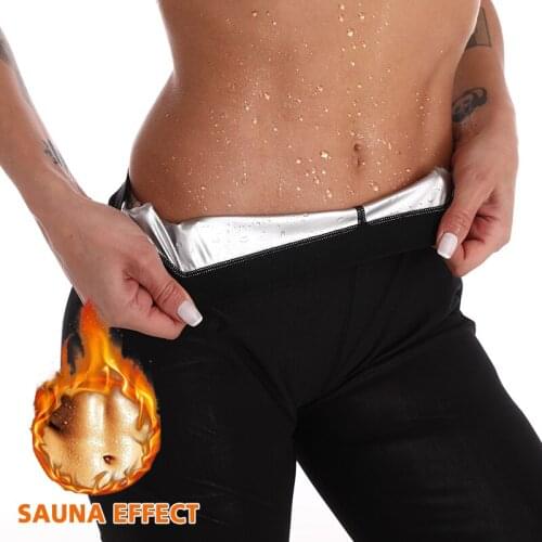 Slimming Pants Women Waist Trainer Tummy Hot Thermo Sweat Leggings Fitness Workout Waist Trainers Sweat Sauna Pants Body Shaper