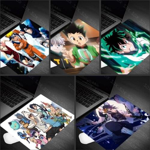 Yzuoan Big Promotion 22X18CM Cute Anime Boy Anime Rubber Table Mouse Pad Laptop Computer Gaming Mousepad Mat for CSGO Lol Gamer