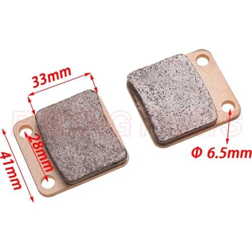Rear Copper Brake shoes disc Pads for Motocross ATV 50cc-110cc 125cc 140cc 150cc 160cc SDG SSR Pit Dirt Bike