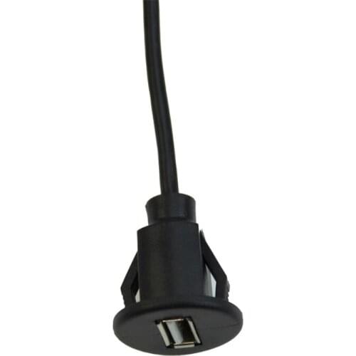 1M Car Dash Board Mount A Male To A Female USB 2.0 Socket Extension Panel Cable