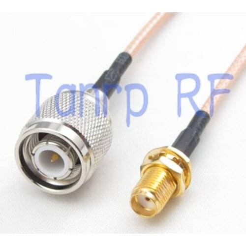15CM Pigtail coaxial jumper cable RG316 extension cord 6inch TNC male plug to SMA female jack RF adapter connector