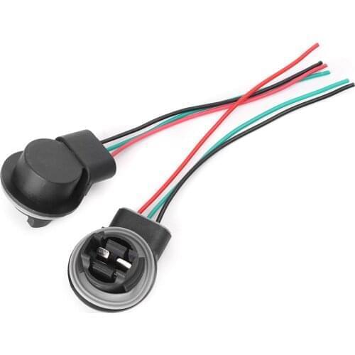 2PCS 3157 3057 3156 3155 Adapter Wiring Harness Socket for Headlamp Universal For Car