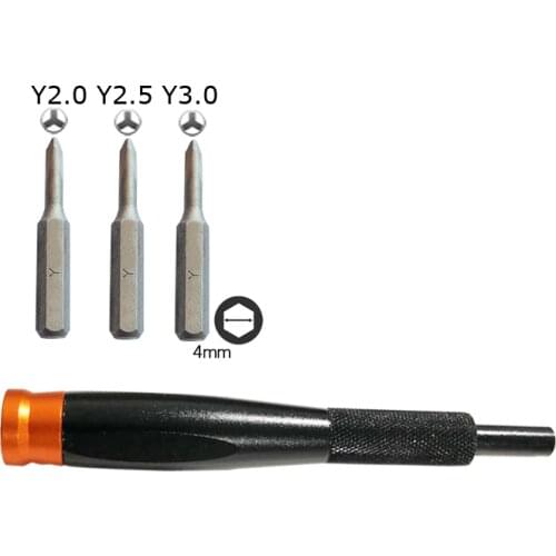 3 in 1 Screwdriver Tri Wing Y Y 2.0 Y 2.5 Y 3.0 Tri-point Y Bits Opening Handle Hand Tools for Switch MacBook Battery Opening