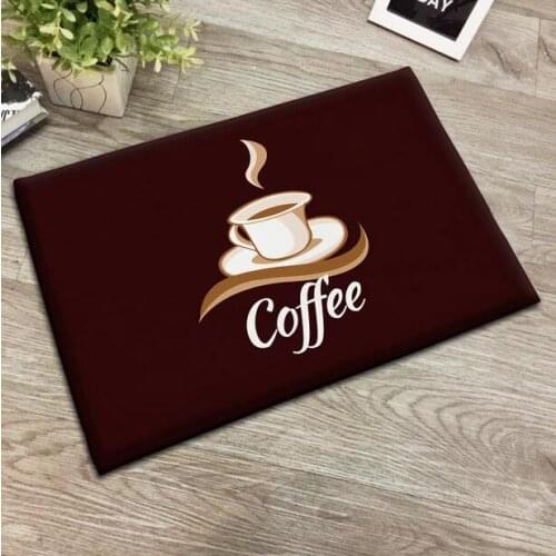 3D Coffee Cup Doormat Area Rugs Floor Carpet Non-slip Floor Door Mats for coffee house Living Room Kitchen Floor Stairs Area mat