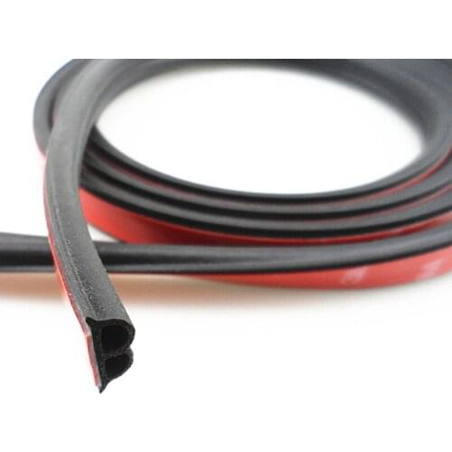 5M Car Door Seal Strips Sticker Sealing Noise Insulation Windproof Rubber For skoda yeti karoq rapid roomster MK3 Accessories