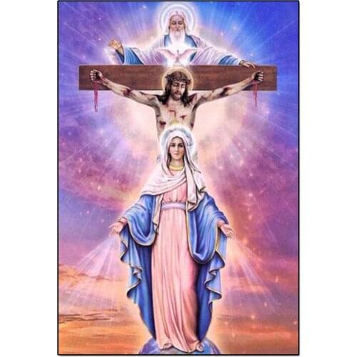 5D Diy Diamond Embroidery Religion Jesus Christ Icon Cross Stitch Portrait Mosaic Full Square Rhinestone Diamond PaintingZP-4228