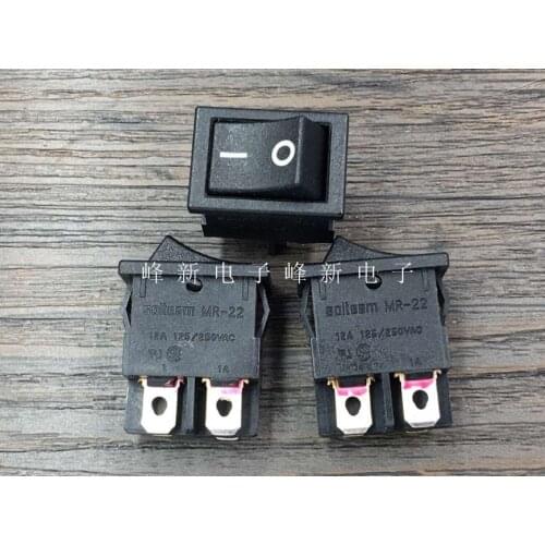 5pcs Taiwan MR boat form 2-22 ship type switch gear 4 foot switch 12 a 250 v power supply switch become warped plate switch