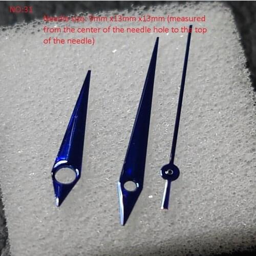 Watch accessories watch pointer 3-pin mens model is suitable for 46941/43 movement pointer size is 9mm x13mm x13mm No.0031