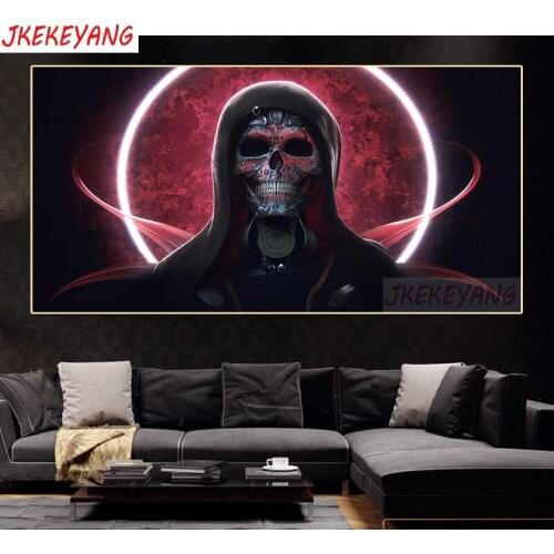 Large 5D Diy diamond painting grim Reaper Diamond Mosaic Rhinestone Embroidery cross stitch Y3903