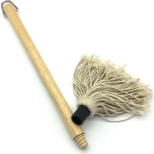 Wooden Handle Basting Mop Pastry Barbecue Outdoor Cooking BBQ Brushes Oil Brush Barbecue Brush Roasting Professional Economic