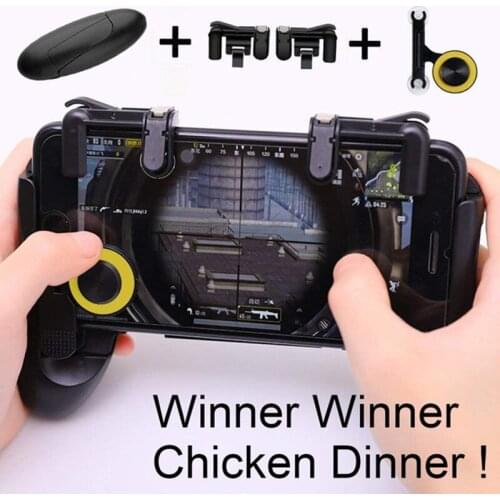 PUBG Mobile Game Shooter Controller Mobile phone L1R1 Trigger Fire Button Joystick 3 in 1 for iOS Android Phones