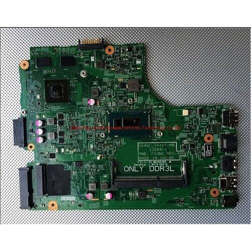 For DELL Inspiron 3542 motherboard 0HHVFV 13269-1 PWB FX3MC i3-4005U 2G Discrete graphics motherboard