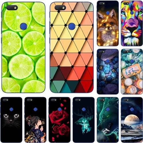Fashion Printed Case For Alcatel 1V 2019 5001U 5001V Alcatel1V 2019 Cover Cool Cute Animal Fruit Flower soft silicone Phone Case