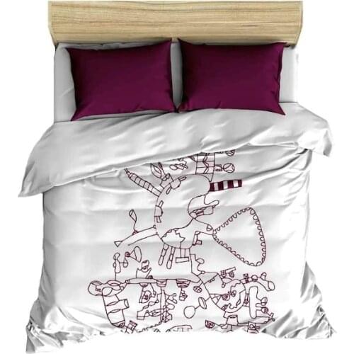 Scrub 100 Cotton Double Bed Duvet Cover Set Seed 5 356827444