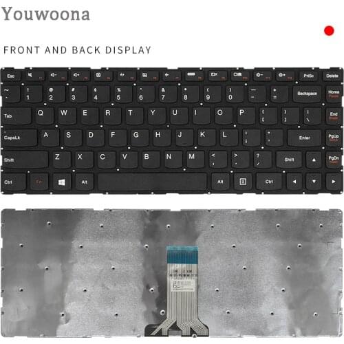 New Original Laptop Keyboard For Lenovo IdeaPad 500S 100S-14IBR 300S-14ISK S41-7570 L2000