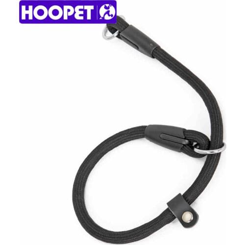 Hoopet Pet Collar Adjustable Size Big Dog Collar Harness Outdoor Training Leash Convenient Supply Dog Cat
