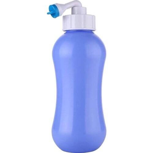 SHUNELIN Portable Bidet 450ml Travel Bidet Plastic EVA Bottle Personal Hygiene Bidets Extra Long Pointed Nozzle Spray
