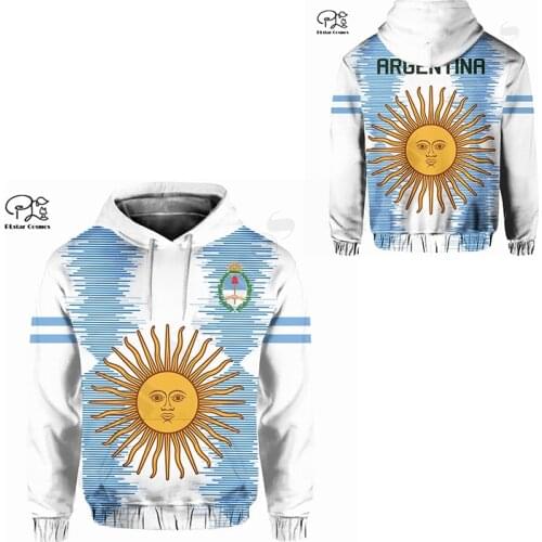 PLstarCosmos 3DPrint Newest Sport Argentina Country Flag Unique Men/Women Cozy Hrajuku Casual Streetwear Hoodie/Zip/Sweatshirt 1