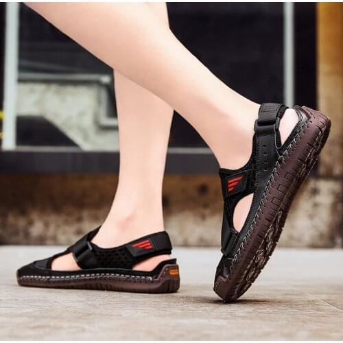 Man Sandals 2019 Summer Summer Shoes Men Beach Sandals Zomerschoenen Heren Breathable Mens Zapatos Verano Hombre