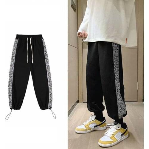Sport Pant Men Bandana Sweatpants Paisley Jogger Jogging Baggy Tracksuit Loose Trousers Clothes Streetwear 2021
