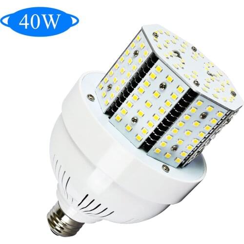 LED Corn Light Bulb E39/E26 Base,Street and Area Light 5000K Daylight Cob Bulbs Indoor Outdoor Garage Factory Warehouse Barn