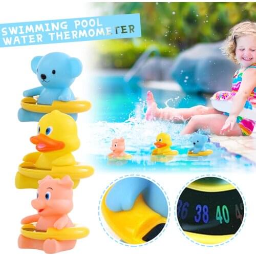Infant Baby Temperature Water Thermometer Bear Baby Bath Thermometer Baby Tub Toy Temperature Tester Kid Bath Toy #PY