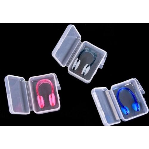 1 Pcs Water Sports Unisex Nose Clip Soft Silicone Swimming Nose Clips Waterproof Nose Clip for Children Adults Pool Accessories