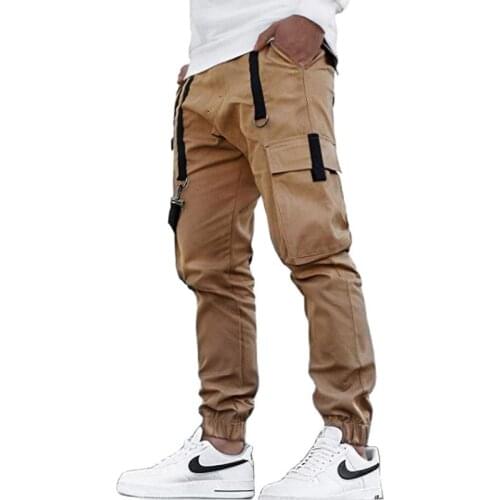 2021 Men Cargo Pants Outdoor Tactical Military Pants Casual Loose Sweat Pants Men Cotton Trousers Big Size 3XL