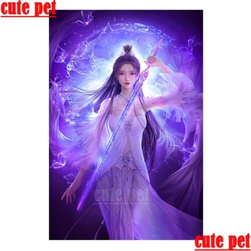 5D Diamond Painting Ancient Costume girl puzzle Home Wall Decor crossstitches full drill diamond Paintings Decoration cute pet