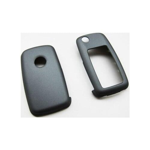 Remote Flip Key Cover Case Skin Shell Cap Fob Protection (Carbon Grey) for VW MK6 SEAT SKODA