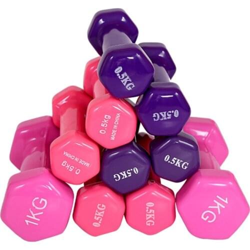 Ladies Weightlifting Dumbbell New Design Bone Shape Portable Fitness Equipment Hexagonal Solid Iron Dumbbell