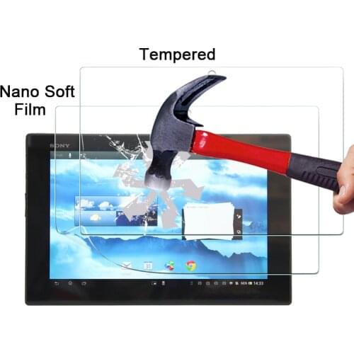 For Sony Xperia Tablet Z SGP341 10.1" TAB Explosion-proof Nano soft film in stock Anti-shatter screen protector films