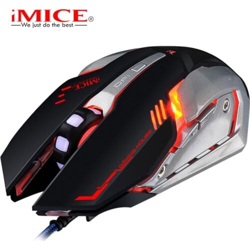IMICE V8 Wired Gaming Mouse 6 Buttons Optical Professional Mouse Gamer Computer Mice For PC Laptop