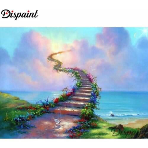 Dispaint Full Square/Round Drill 5D DIY Diamond Painting "Road view" Embroidery Cross Stitch 3D Home Decor Gift A10156