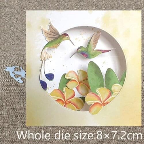 New Design Craft Metal Cutting Die die cuts 2pcs bird decoration scrapbook Album Paper Card Craft Embossing die cuts