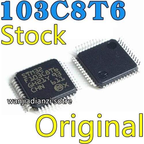 New and original STM32F103C8T6 STM32F103 GD32F103C8T6 LQFP48 New LQFP - 48 microcontroller chip, ARM development board embedded