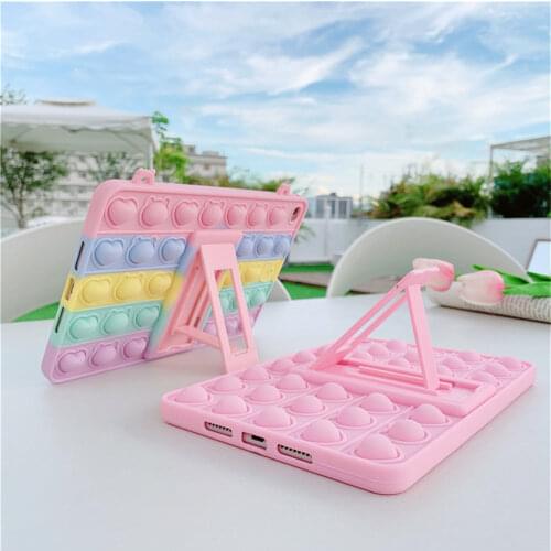 Reliver Stress Funny Toys Shockproof Silicone Tablet Case Cover For iPad 5th 6th 2017 2018 Pro 9.7 10.2 Pro 11 Mini 1 2 3 4 5