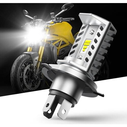 AUXITO LED 9003 H4 Led Motorcycle Headlight Bulb 15W Hi/Lo Far Light 6500K White Driving Lights Motorbike Moto Headlamp Lamp 12V